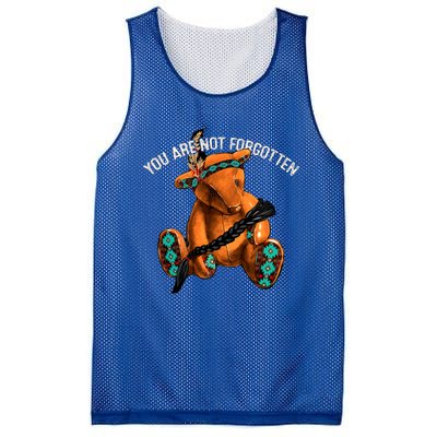 You Are Not Forgotten I Native American Women Mmiw Awareness Mesh Reversible Basketball Jersey Tank