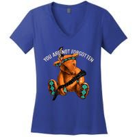 You Are Not Forgotten I Native American Women Mmiw Awareness Women's V-Neck T-Shirt