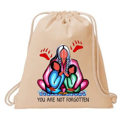 You Are Not Forgotten Drawstring Bag