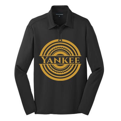 Yankee Gold Badge Silk Touch Performance Long Sleeve Polo