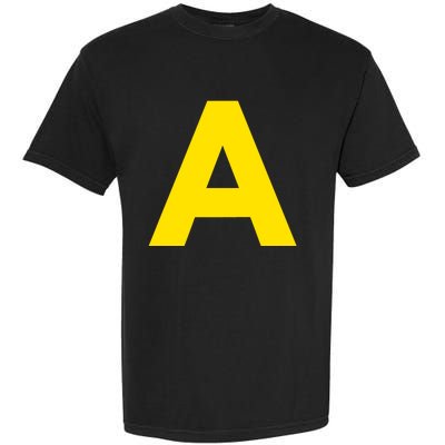 Yellow A On Red For Alvin Costume Halloween Fancy Dress Garment-Dyed Heavyweight T-Shirt