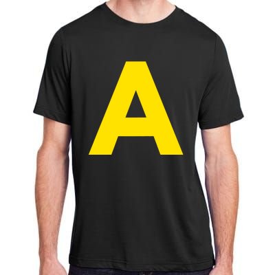 Yellow A On Red For Alvin Costume Halloween Fancy Dress Adult ChromaSoft Performance T-Shirt