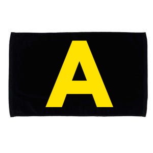 Yellow A On Red For Alvin Costume Halloween Fancy Dress Microfiber Hand Towel