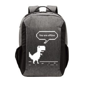 You Are Offline Dinosaur 8 Bit Dinosaur Vector Backpack