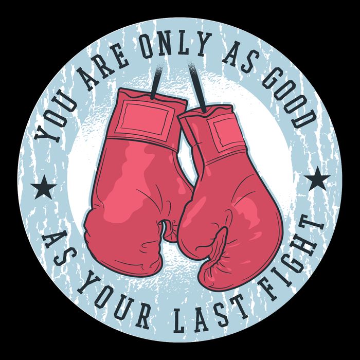 You Are Only As Good As Your Last Fight Boxing 16 in Basic Backpack