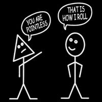 You Are Pointless That Is How I Roll Math Funny Mousepad