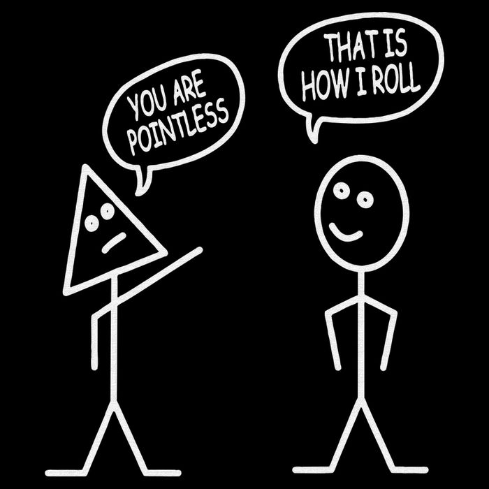 You Are Pointless That Is How I Roll Math Funny Mousepad