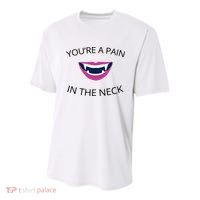 You're A Pain In The Neck Funny Vampire Youth Performance Sprint T-Shirt
