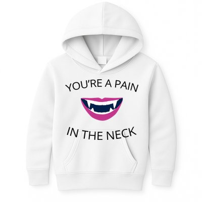 You're A Pain In The Neck Funny Vampire Kids Hoodie