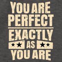 You Are Perfect Exactly As You Are Vector Backpack
