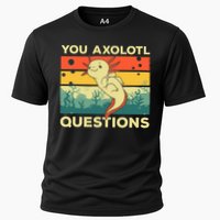 You Axolotl Questions Art For Axolotl Lover Cooling Performance Crew T-Shirt