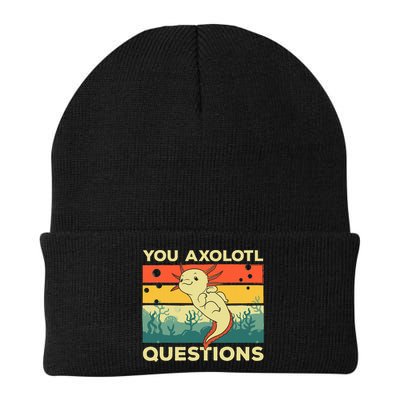 You Axolotl Questions Art For Axolotl Lover Beanie