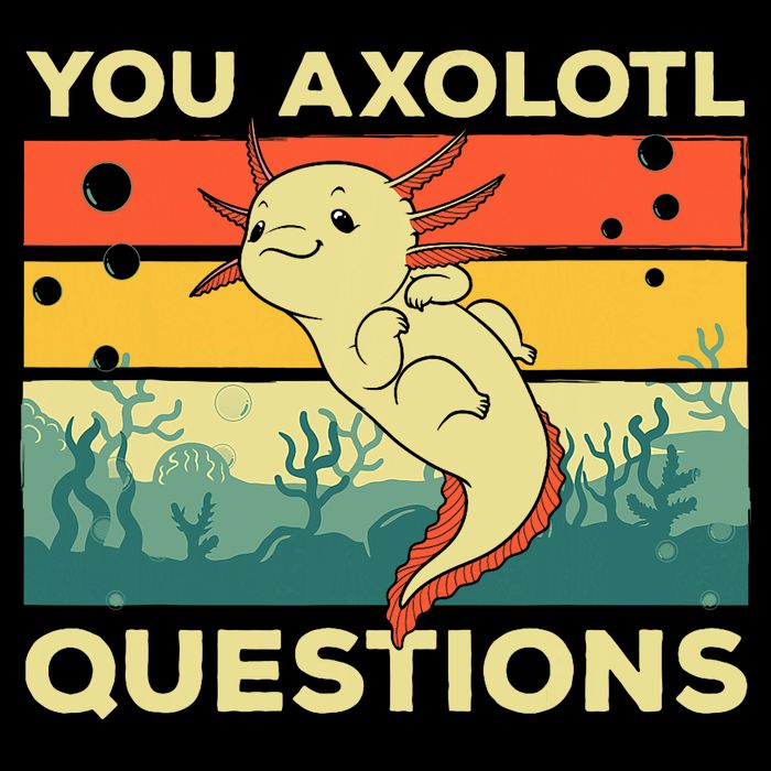 You Axolotl Questions Art For Axolotl Lover 16 in Basic Backpack