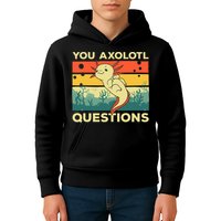 You Axolotl Questions Art For Axolotl Lover Kids Hoodie