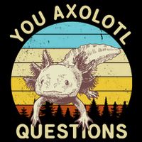 You Axolotl Questions Retro Funny Reptile Daily Commute Backpack