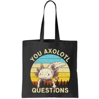 You Axolotl Questions Retro Funny Reptile Bag