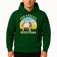 You Axolotl Questions Retro Funny Reptile Hoodie
