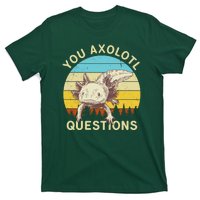 You Axolotl Questions Retro Funny Reptile T-Shirt