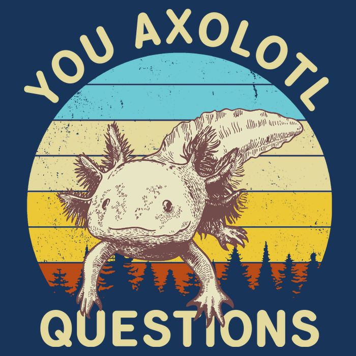 You Axolotl Questions Retro Funny Reptile Infant Baby Jersey Bodysuit