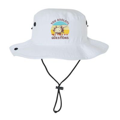 You Axolotl Questions Retro Funny Reptile Legacy Cool Fit Booney Bucket Hat