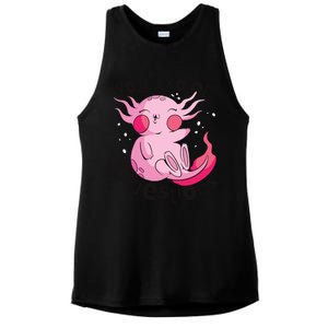 You Axolotl Questions Funny Ladies PosiCharge Tri-Blend Wicking Tank