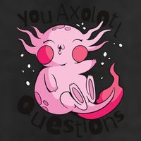 You Axolotl Questions Funny 7 Panel Mesh Trucker Snapback Hat