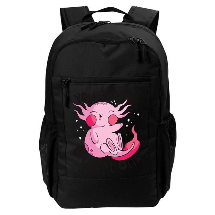 You Axolotl Questions Funny Backpack