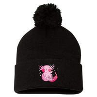You Axolotl Questions Funny Pom Pom 12in Knit Beanie