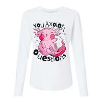 You Axolotl Questions Funny Womens Cotton Relaxed Long Sleeve T-Shirt