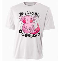 You Axolotl Questions Funny Cooling Performance Crew T-Shirt