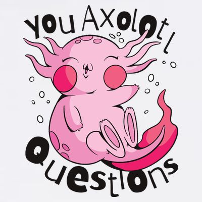 You Axolotl Questions Funny T-Shirt