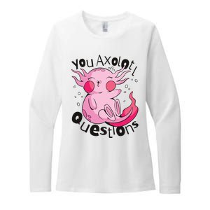 You Axolotl Questions Funny Womens CVC Long Sleeve Shirt