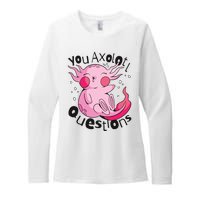 You Axolotl Questions Funny Womens CVC Long Sleeve Shirt