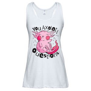 You Axolotl Questions Funny Ladies Essential Flowy Tank