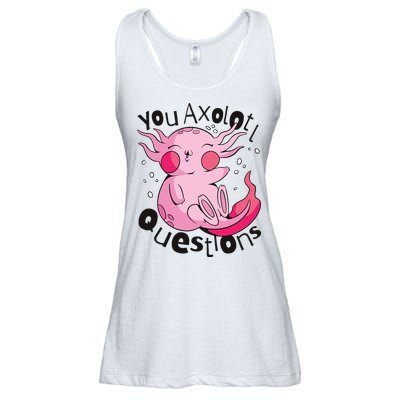 You Axolotl Questions Funny Ladies Essential Flowy Tank