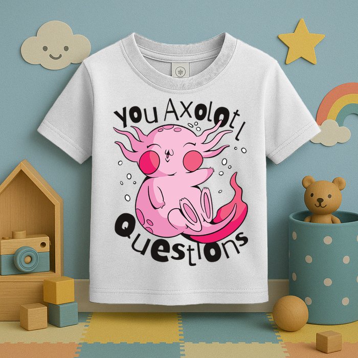 You Axolotl Questions Funny Toddler T-Shirt