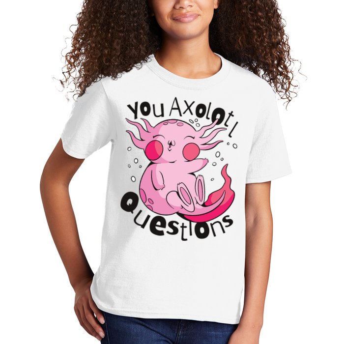You Axolotl Questions Funny Kids T-Shirt