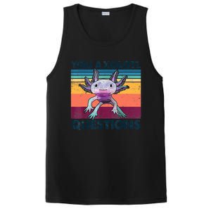 You Axolotl Questions Design Kids Men Women Funny Salamander PosiCharge Competitor Tank