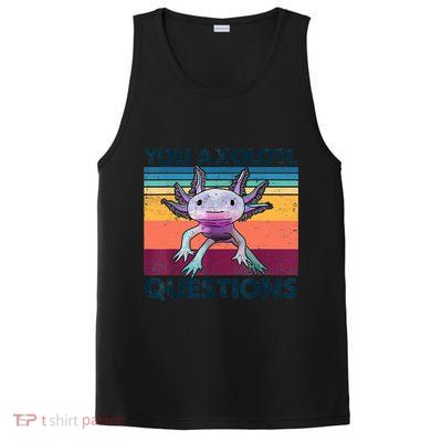 You Axolotl Questions Design Kids Men Women Funny Salamander PosiCharge Competitor Tank