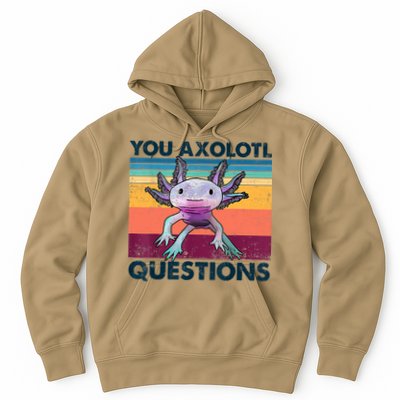 You Axolotl Questions Design Kids Men Women Funny Salamander Hoodie