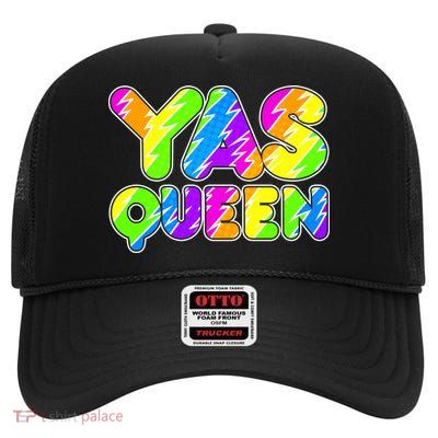 YAS Queen High Crown Mesh Back Trucker Hat