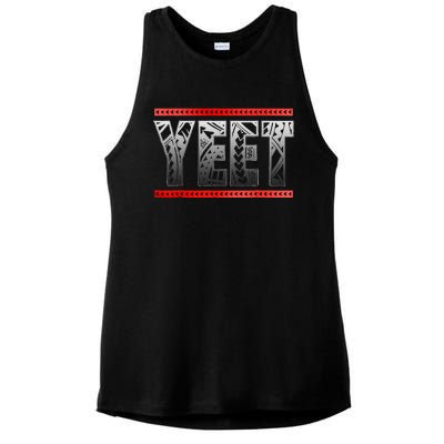 Yeet Apparel Saying Ladies PosiCharge Tri-Blend Wicking Tank