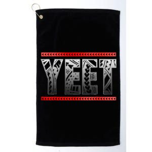 Yeet Apparel Saying Platinum Collection Golf Towel