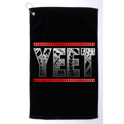 Yeet Apparel Saying Platinum Collection Golf Towel