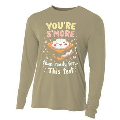 You Are Smore Than A Test Score State Test Day Teacher Cooling Performance Long Sleeve Crew