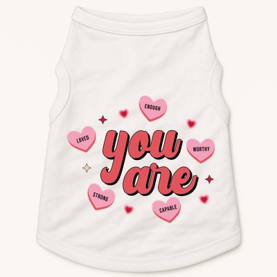 You Are Self Love Hearts Doggie Tank