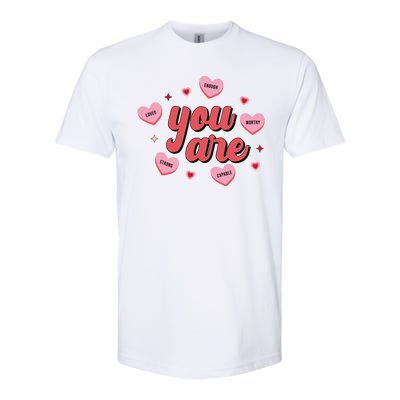 You Are Self Love Hearts Softstyle® CVC T-Shirt