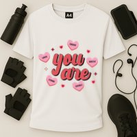 You Are Self Love Hearts Cooling Performance Crew T-Shirt