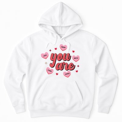 You Are Self Love Hearts Hoodie