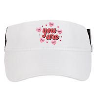 You Are Self Love Hearts Adult Drive Performance Visor